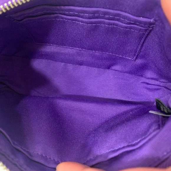 Coach Nolita | Purple Leather Mini Shoulder Bag | Chain Strap Wristlet | F53340 - Picture 9 of 16